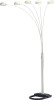 84"H WHITE 5-HEAD CAP STYLE FLOOR LAMP (1PC/CTN) (2.24/33.97)