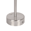 Elegance Rechargeable LED Table Lamp Brushed Nickel LED Touch Switch