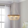 Bohemian style Wood Beaded Chandelier Oak White NEW SKU :W1340P206667