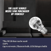 1-Light Matte Antique Bronze Chandelier