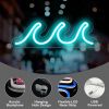 1pc Vibrant LED Neon Light Sign - Acrylic Backed, USB Powered with Dimmable Switch - A Mesmerizing Wall Decor for Home, Bedroom, Aquarium, Bar, Club