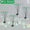 2Packs/4Packs Solar Scary Eyeballs Lights Outdoor Halloween Decoration Swaying Light Halloween Path Lights Ornaments with Total 12LED IP65 Waterproof