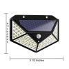 LED Solar Wall Lamp for Garage Front Door Garden Pathway
