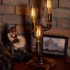 Shadow Steampunk Handmade Vintage Adjustable Pipe Lamp